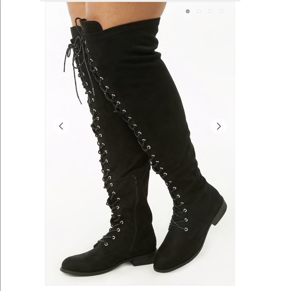 Lace up Over The Knee Boots
